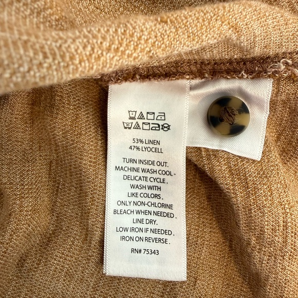 Lucky Brand Women’s brown Lyocell Button Down Dress size L - Picture 14 of 16